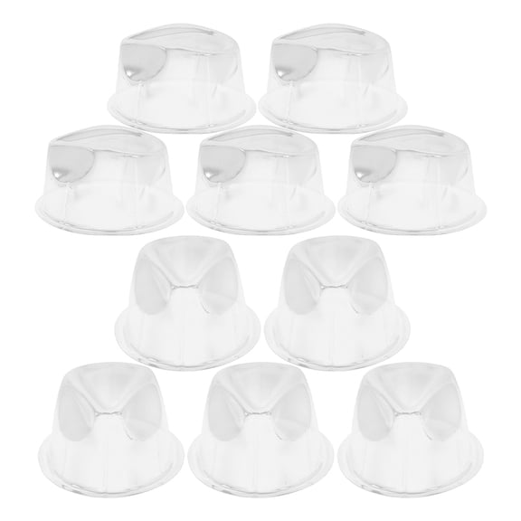 UPOUART 20pcs Cowboy Hat Display Rack PVC Hat Shape Preservation for Home Use