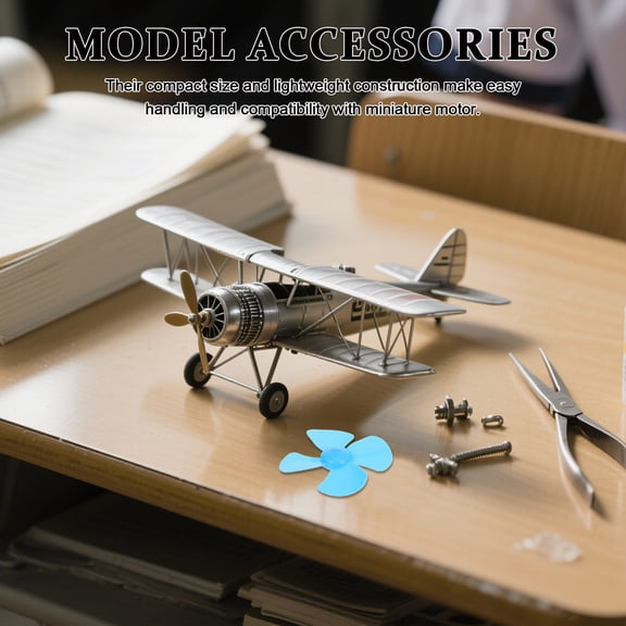 UPOUART 20pcs Plastic Propellers Blue for RC Planes and Maximized Airflow
