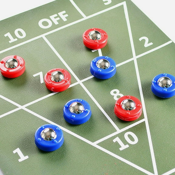 UPOUART 20pcs Shuffleboard Game Accessories Round Beads Set for Family Entertainment and Indoor Outdoor Fun