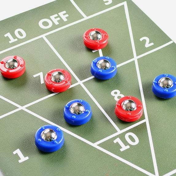 UPOUART 20pcs Shuffleboard Game Accessories Round Beads Set for Family Entertainment and Indoor Outdoor Fun