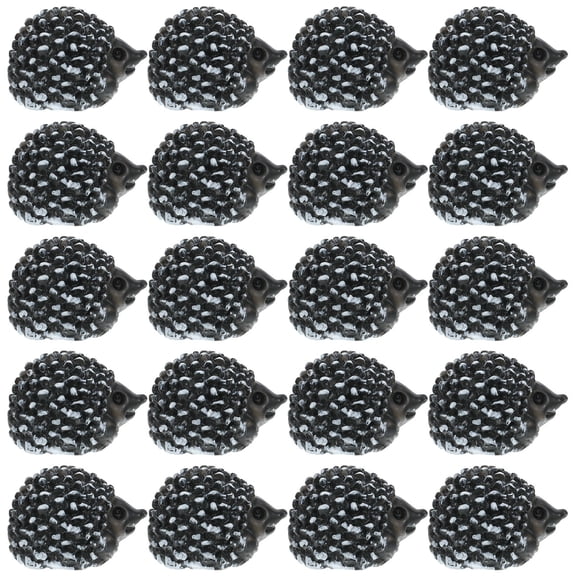 UPOUART 20pcs Mini Grey Animal Figurine Models for Office Decor, Collectible Desk Ornaments and Set