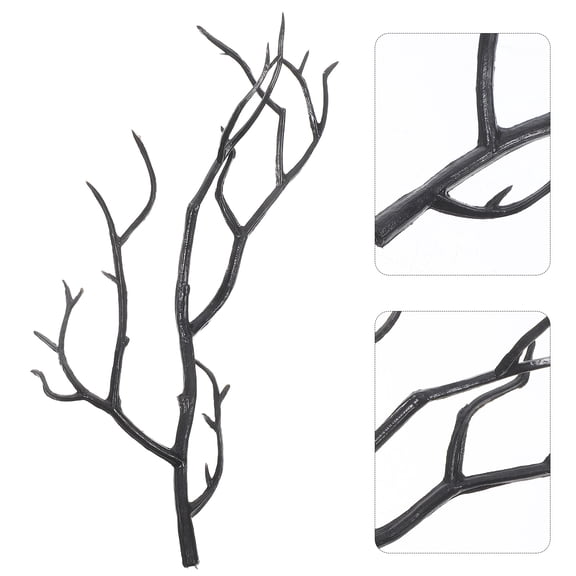 UPOUART 24 Pieces Black Artificial Antler Tree Branches Branches for Vase Fillers, Home Decor and Craft Projects