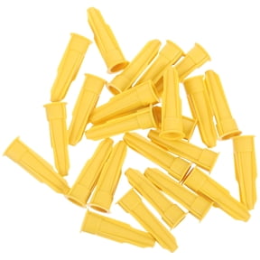 UPOUART 24Pcs Yellow Caulking Tube Caps Plastic Sealer Covers for Home Use Convenience