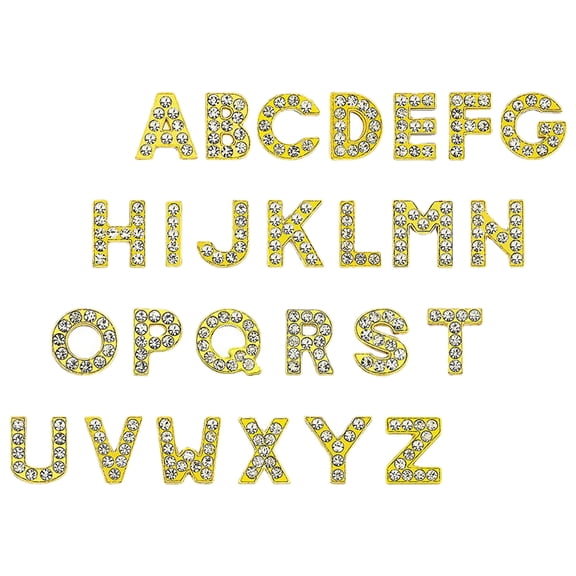 UPOUART 26pcs Assorted Color Jewelry Letters for Craft Projects for Artists