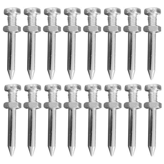 UPOUART 26pcs Metal Aerator Nails for Lawn Aerator Shoes Simple Installation for Effective Soil Aeration and Care