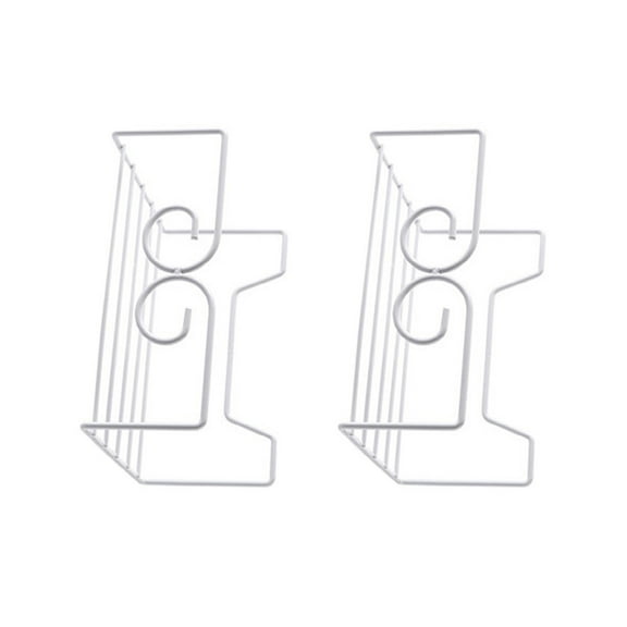 UPOUART 2PCS Wall-Mounted Iron Purse Shelves Handbag Organizer for Home Decor, Hotel, and Wall Storage Solutions