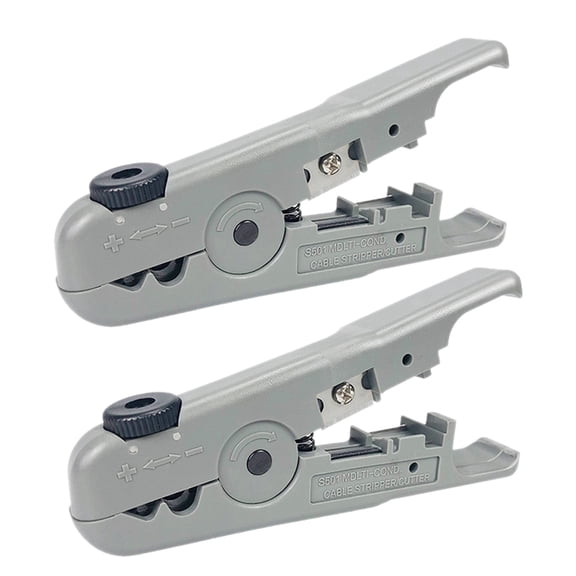 UPOUART 2Pcs Abs Wire Stripper Cutting Tool for Electricians 11.8X2.2X0.8In