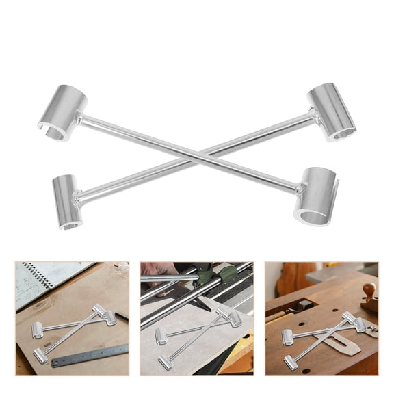 UPOUART 2Pcs Adjustable Plated Silver Hinge Wrench for Smooth Door and Window Opening with User Friendly Handle