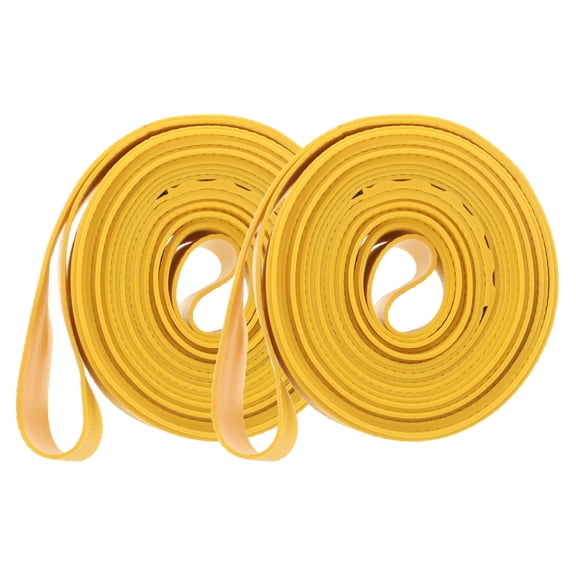 UPOUART 2Pcs Bicycle Rim Tape Yellow Punctureproof Wheel Liner for Longterm Road and Mountain Bike Use
