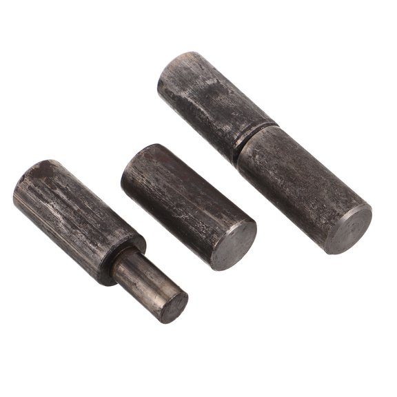 UPOUART 2Pcs Black Hidden Steel Hinges for Fireplace and Custom Doors Smooth Quiet Performance