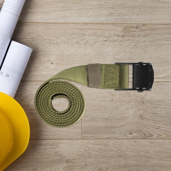 UPOUART 2Pcs Black Metal Cam Buckle for Belt Strap Webbing Lock with Easy Press Fastening Design