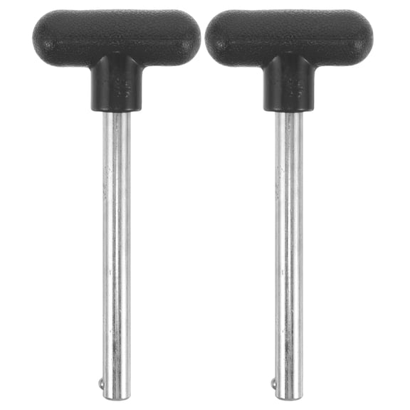 UPOUART 2-Pack Black Metal Weight Stack Pins for Home Gym Equipment, Compatible with Weight Machines and Fitness Systems