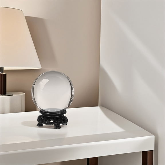 UPOUART 2-Pack Black Resin Display Stands for Crystal , Holders, and Decorative Spheres Showcase