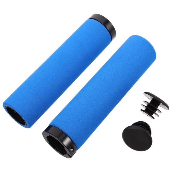 UPOUART 2-Pack Bike Handlebar Grips with Non- Sponge Covers and Secure Locking for Comfortable, Safe Riding