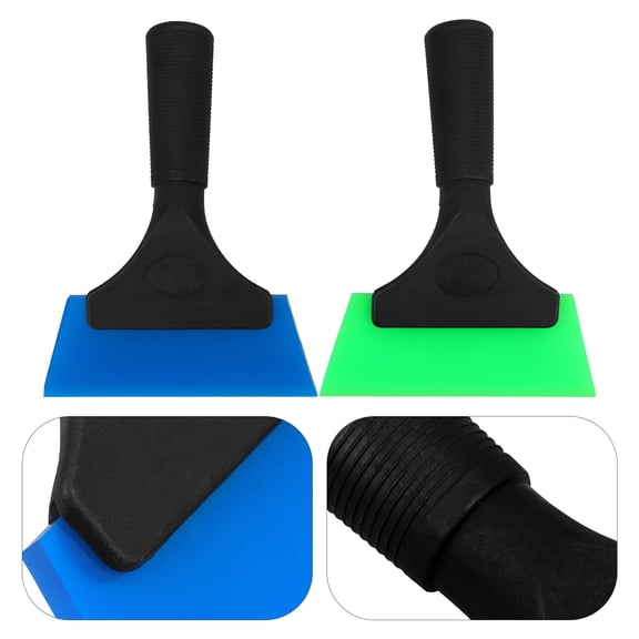 UPOUART 2Pcs Car Film Tool Set Assorted Color PP Window Tint Squeegee for Car Windows