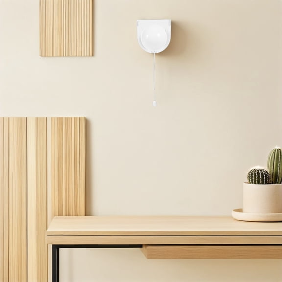 UPOUART 2Pcs Cordless Pull Chain Light Fixtures Portable LED Lamps for Bedroom Closet and Emergency