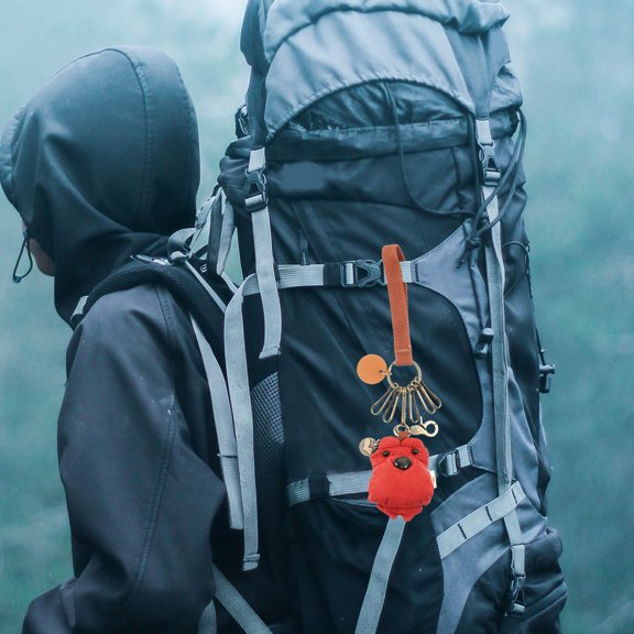 UPOUART 2Pcs Bear Keychain Plush Velvet Bag Charms Unique Korean Design for Car Keys