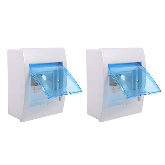 UPOUART 2Pcs Electrical Junction Box PC and Plastic Weatherproof Outdoor Box with Fire Prevention 11.0x5.5x3.3in