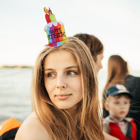 UPOUART 2Pcs Festival Headwear Cloth Hair Hoops for Birthday Party Performance Dancing