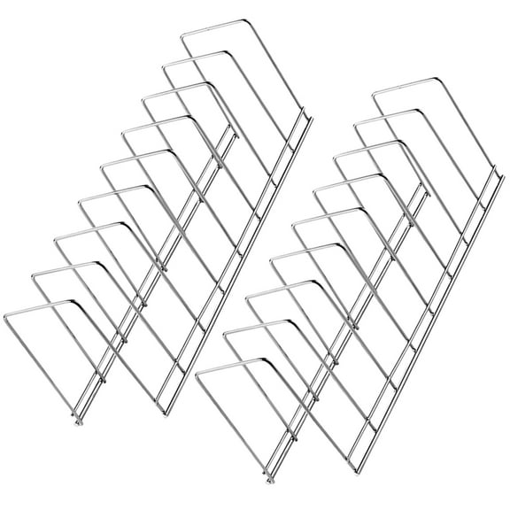 UPOUART 2-Pack Stainless Steel Kitchen Counter Dish Drainer Rack with Practical Design for Efficient Drying