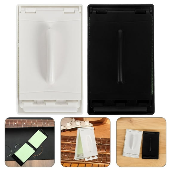 UPOUART 2-Pack Guitar String Cleaner Cloths for Guitar, Bass & Violin - Portable Polishing and Maintenance Kit