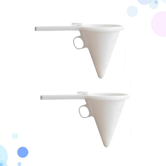 UPOUART 2-Pack Handheld Cake Decorating Tools with Chocolate Funnel Dispenser, Plastic, Ideal for Home Baking and Cake Decorating