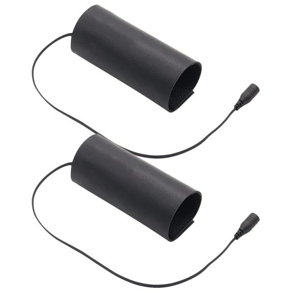 UPOUART Set of 2 Heated Motorcycle Handlebar Grips with Quick Heating and Adjustable PU Temperature Control
