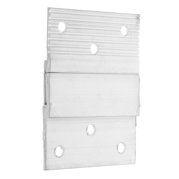 UPOUART 2Pcs Heavy Duty Wall Hanging Hardware Plated Silver French Cleat Brackets for Home Frames