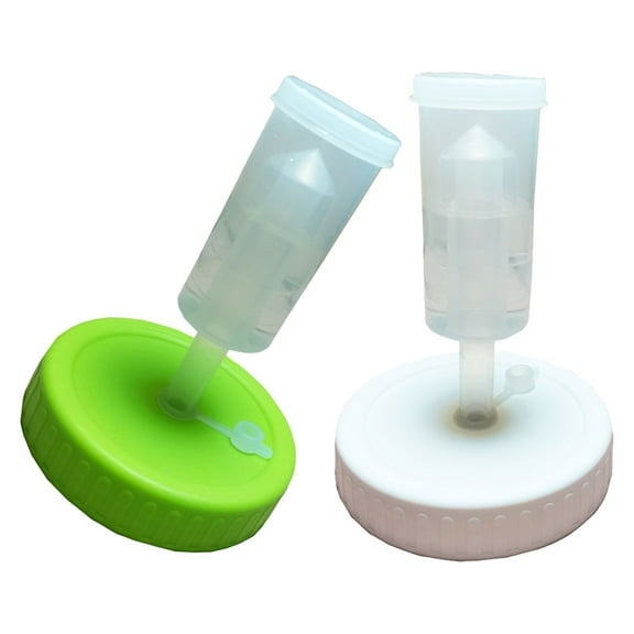 UPOUART 2Pcs Lids for Jars Wide Mouth Airtight Design with Flip Cap for Fresh Food