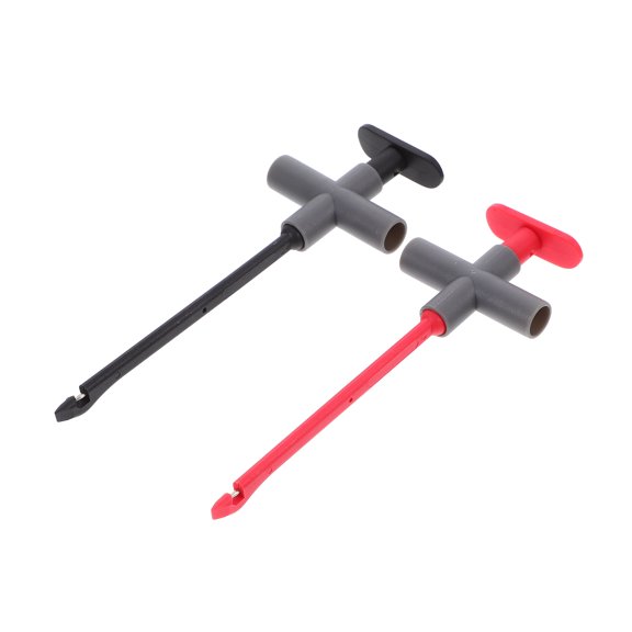 UPOUART 2Pcs Multimeter Needle Probes Automotive Testing ABS Black for Electricians and Technicians