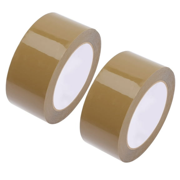 UPOUART High Stickiness Opp Tape 2Pcs for Carton Packing Coffee Color Safe Transportation