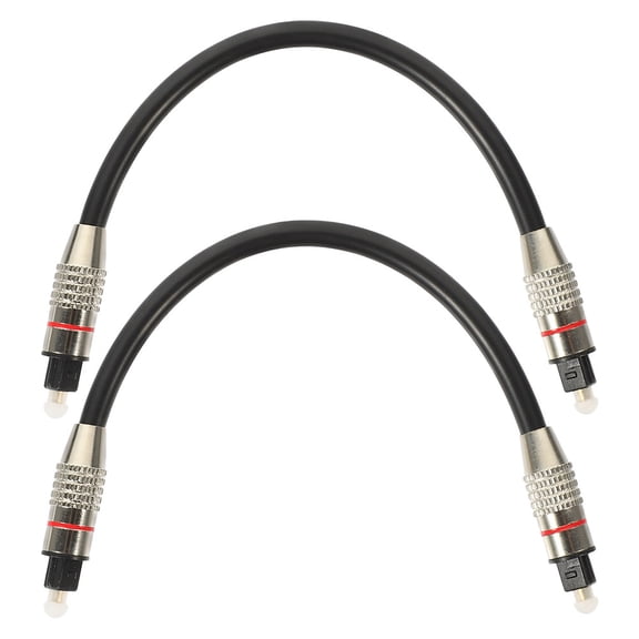 UPOUART 2-Pack Optical Digital Audio Cables for Car Audio Systems, and Scratch-Resistant Cord