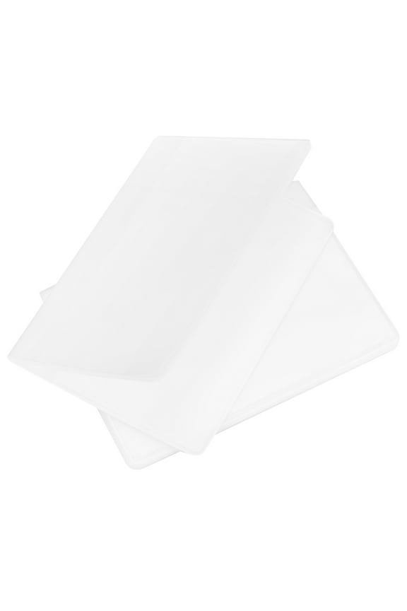 2Pcs Plastic Credit Card Holder Wallet Inserts Multipurpose Reusable Organizer