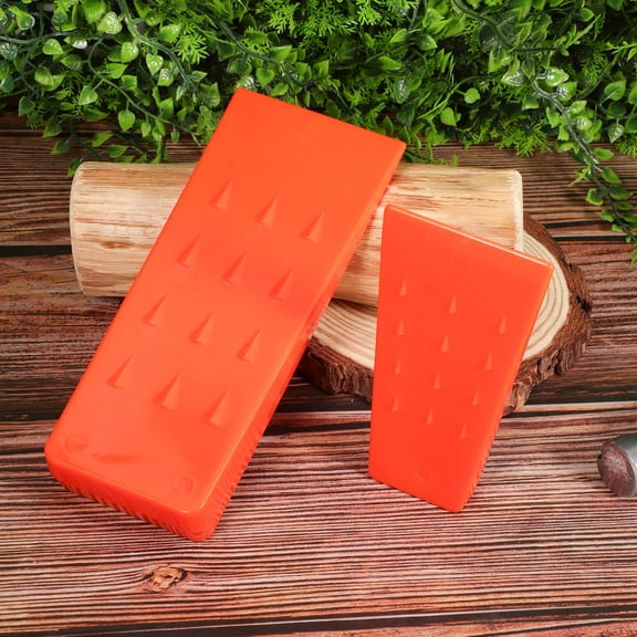 UPOUART 2Pcs Professional Plastic Tree Wedges for Controlled Tree Felling Safety Tool