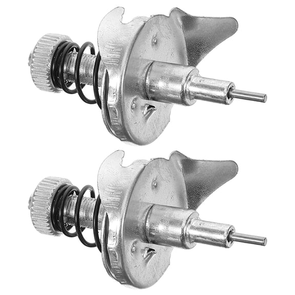 UPOUART 2pcs Sewing Thread Guide Iron Silver Thread Tension Regulation for Sewing Enthusiasts