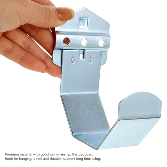 UPOUART 2Pcs Compact Metal Pegboard Hooks for Efficient Tool Storage