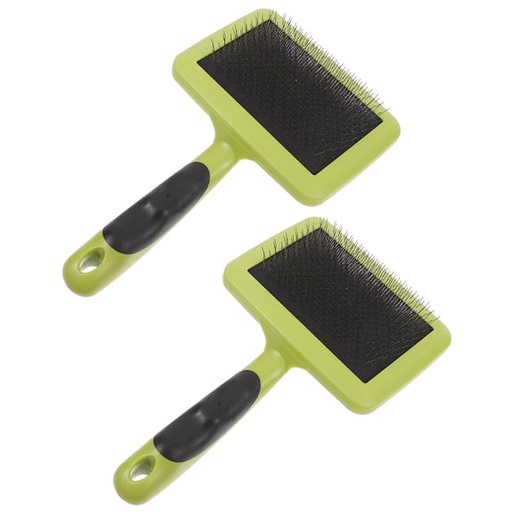 UPOUART 2Pcs Portable Needle Felting Carder Brush with Ergonomic Handle for Wool Crafts