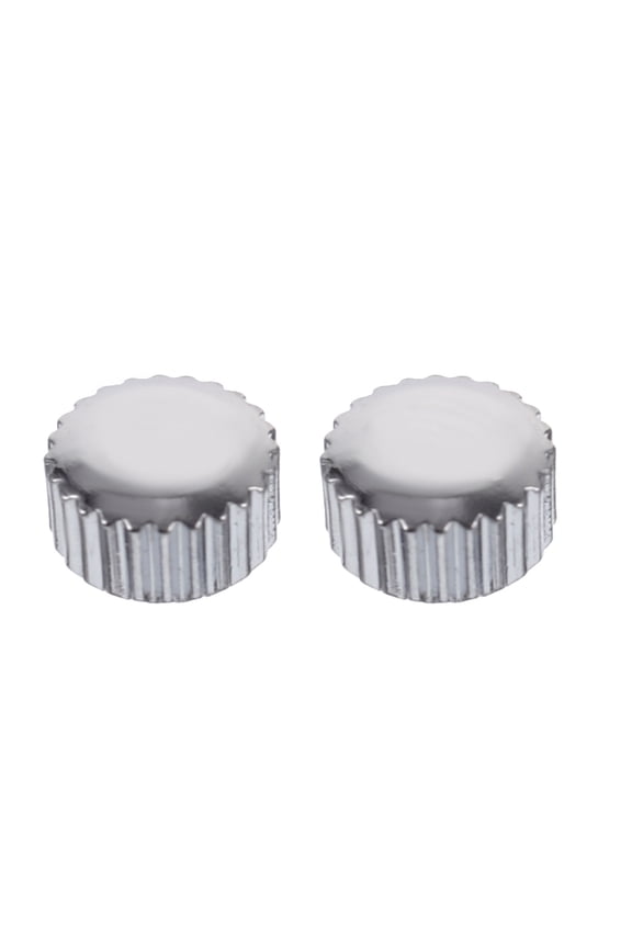2Pcs Professional Watch Crowns Stainless Steel Parts for Watch Repair Tools