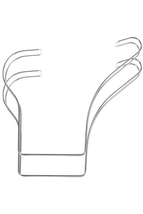 2-Pack Metal Shoe Display Racks for High Heels, Sandals, and Flats - Retail Store & Home Organizer Showcase