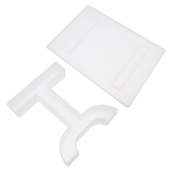 UPOUART 2-Pack White Silicone Soap Making Molds for Crafting, Soap Creation Tools for Friends and Hobbyists