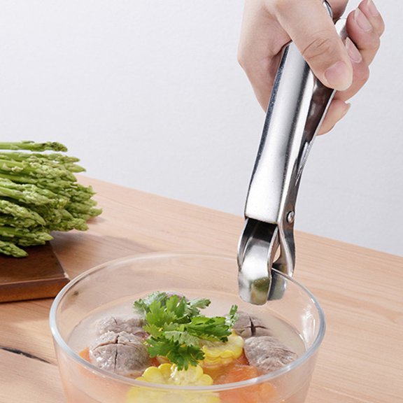 UPOUART 2Pcs Stainless Steel Dish Holding Clamp Anti-Slip Kitchen Tools Cooking