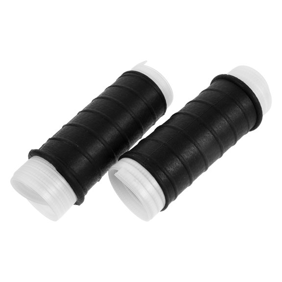 UPOUART 2Pcs Sweat Absorbing Silicone Handle Sleeve with Textured Grip for Tennis Rackets and Tools