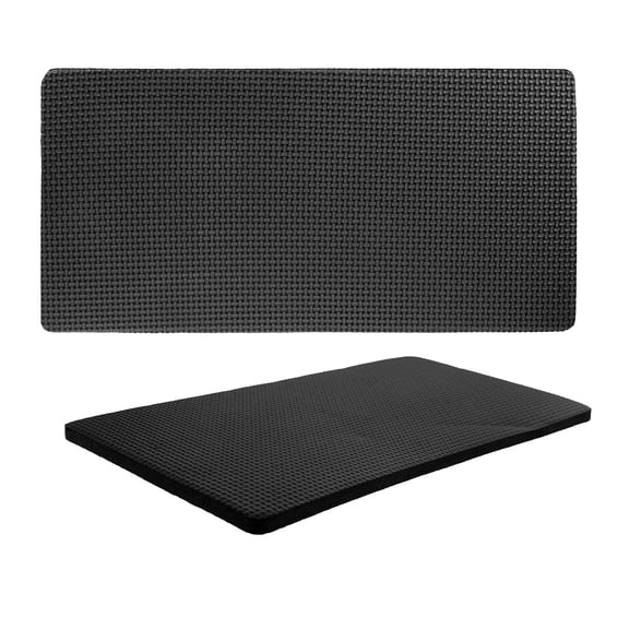 UPOUART 2Pcs Thick Garden Kneeler Pad Black Eva Durable Mat for Comfortable Knee Protection