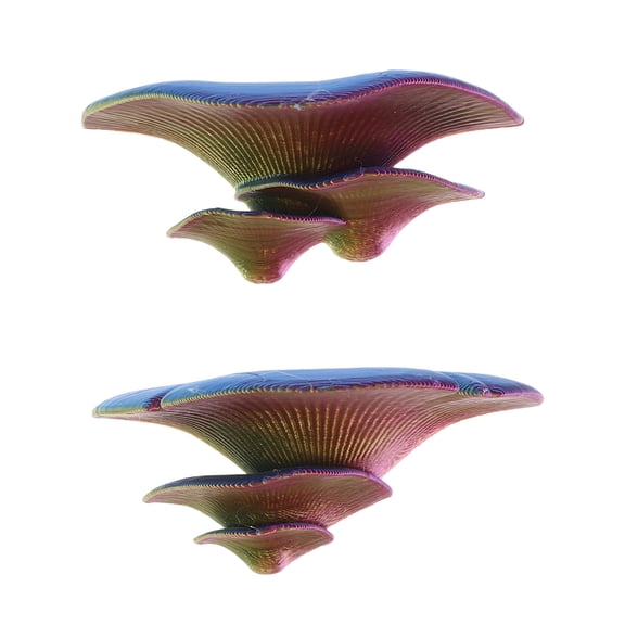 UPOUART 2Pcs Versatile Mushroom Tank Decoration for Aquarium Rockery and Turtle Terrarium