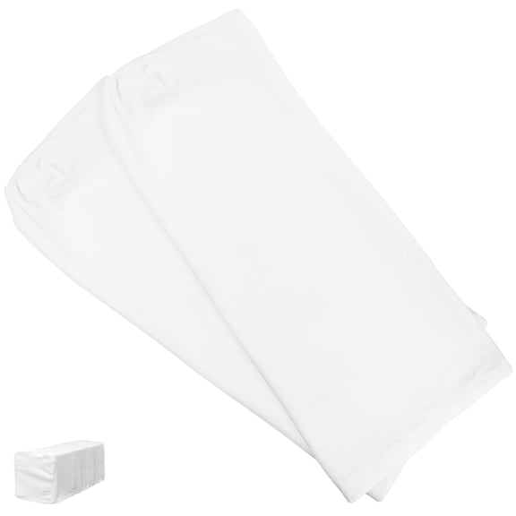 UPOUART 2Pcs White Couch Arm Cover for Pet Owners Prevent Sweat and Liquid Stains 19.7X7.1in