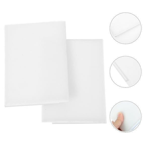 UPOUART 2Pcs White Paint Edger Tool Refill Pads for Accurate Paint Edging on Uneven Surfaces and Wall Trim