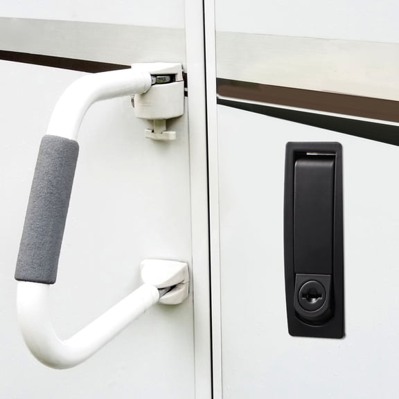 UPOUART 2Set Hand Operated Compression Latches for Wooden Case and Cabinet 3.7X1.3X1In