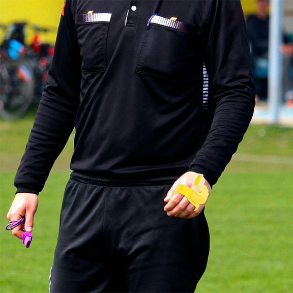 UPOUART 2Set Referee Whistle ABS Yellow For Coaches Sports Emergency Whistle For Refereeing Football for Fan Gear