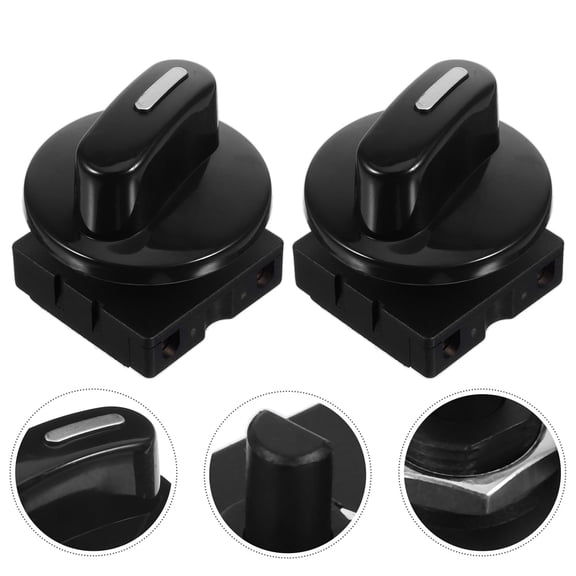 UPOUART 2Set Universal Rotary Knob Switch 4 Position 3 Speed Selector for Heater Fan Replacement