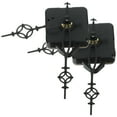 thumbnail image 1 of UPOUART Wall Clock Movement Replacement Clock Movement Black Plastic 2 Sets, 1 of 8